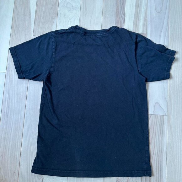 Vans Flame Logo Tee – Black Fitted T-Shirt - Picture 6 of 8